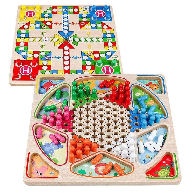 Board Game Catan - لعبة الشطرنج الصغيرة مزدوجة الوجه ،